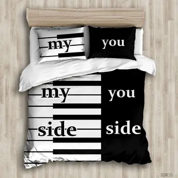 

Sweet couple Duvet Cover Sets custom Bed Linens Bedding Sets with Pillowcase king Size Bedclothes Comforter Covers