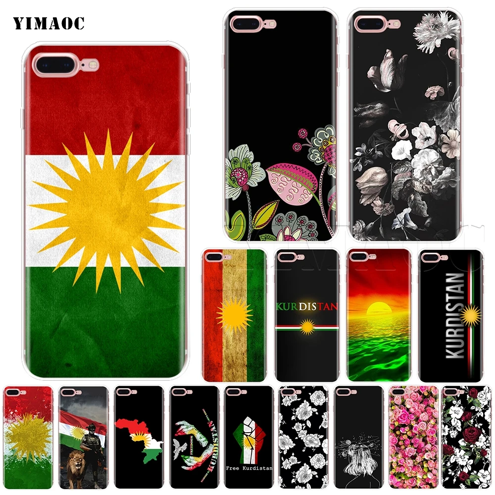 Мягкий силиконовый чехол YIMAOC с флагом Курдистана для iPhone 11 Pro XS Max XR X 8 7 6 6S Plus 5 5s se |