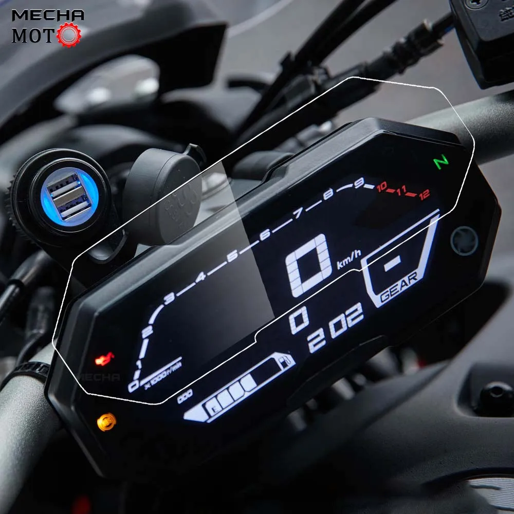 Пленка для защиты приборов от царапин мотоциклов yamaha mt 07 2021 аксессуары Mt07 FZ экран