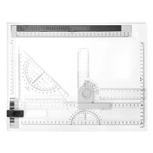 A4 Foto Tekentafel Cartografische Platform Met Gladde Geleiderails Precieze Marks Functionele Ontwerp Hulpgereedschap