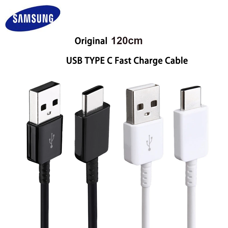 100%Original Samsung type c cable galaxy 120cm Charge cable quick fast charge USB 3.1 Type C for S8 s9 Plus note 8 note 9 A7 A8 iphone cable Cables