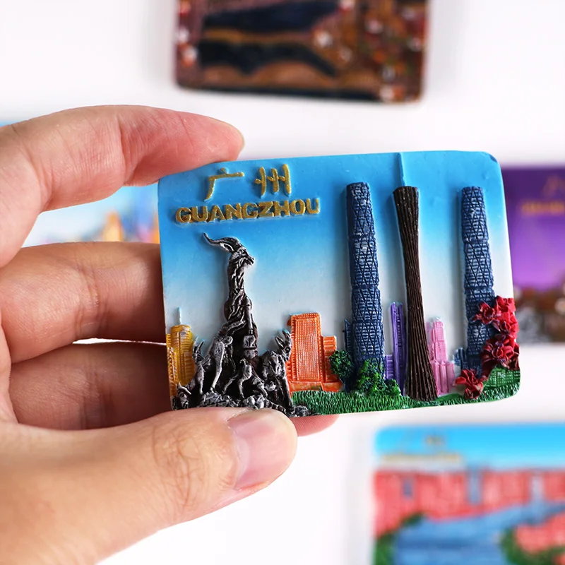 China Guangzhou tourist souvenir decoration paste fridge