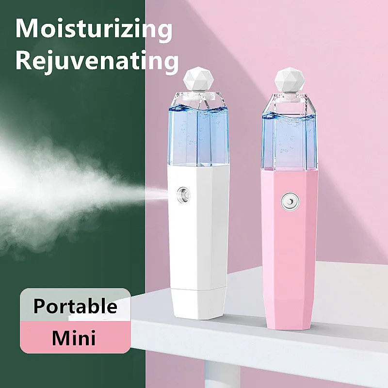 

2020 Car Air Purifier Humidifier and Aromatizer In The Car Portable Steam Humidifier USBRechargable Aroma Essential Oil Diffuser