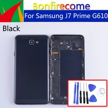 J7Prime для samsung Galaxy J7 Prime G610 G610F On7 корпус крышка батареи задняя крышка чехол задняя дверь шасси оболочка