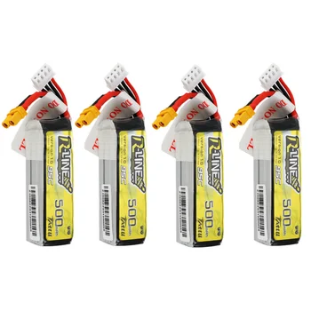 

TATTU R-LINE 1.0 11.1V 500mAh 95C 3S HV Lipo Battery w/ XT30 Plug for Beta85X Micro FPV Racing Cine Whoop BetaFPV Drone