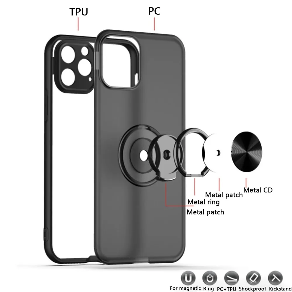 新款亮甲指环手机壳 iphone3