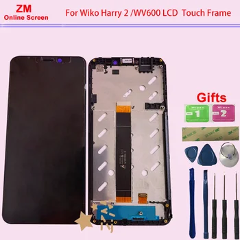 

RYKKZ For Wiko Harry 2 WV600 LCD Display With Touch Screen Digitzer Assembly Replacement With Tools