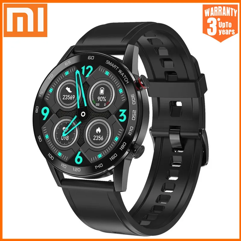 Xiaomi Smart Watch Bluetooth Call Heart Rate Blood Pressure ECG Men Smartwatch Sports Pedometer Fitness | Электроника