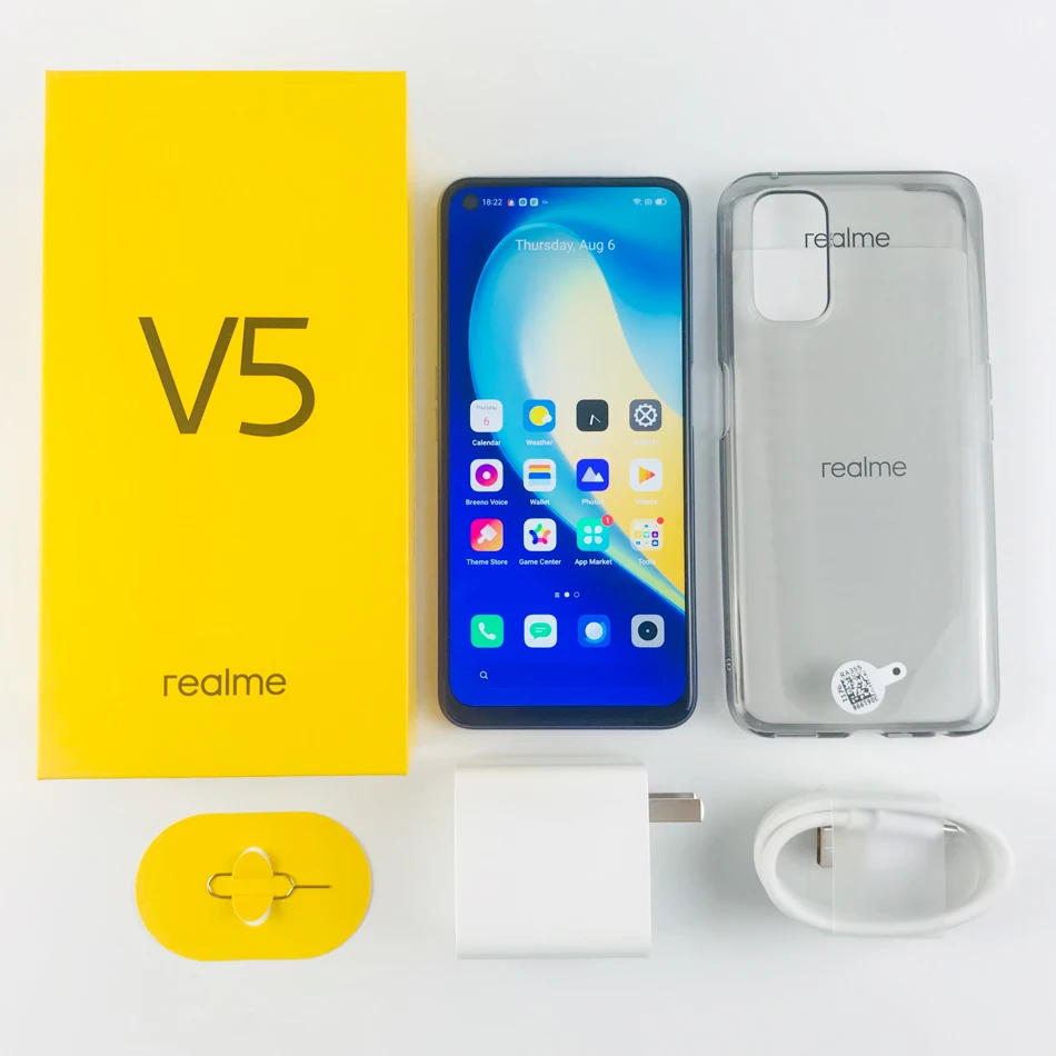 realme V5 6GB 128GB Dimensity 720 Smartphone 5G 6.5inch 90Hz Full view Display 48MP Quad Cameras 5000mAh 30W Fast Charger