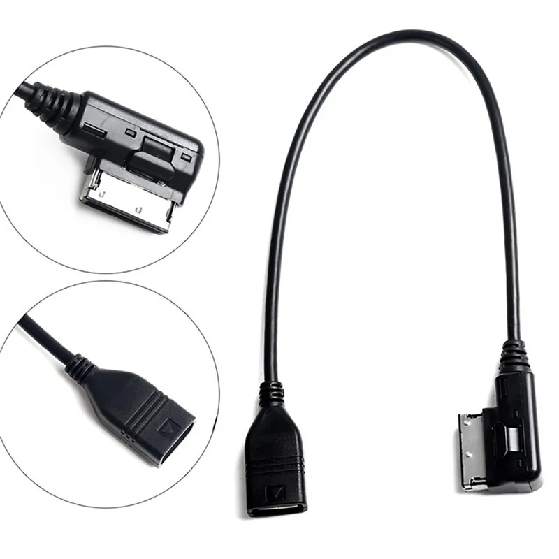 Аудио кабель Музыка MDI MMI AMI к USB Женский Кабель Aux Интерфейс адаптер данных AUX для