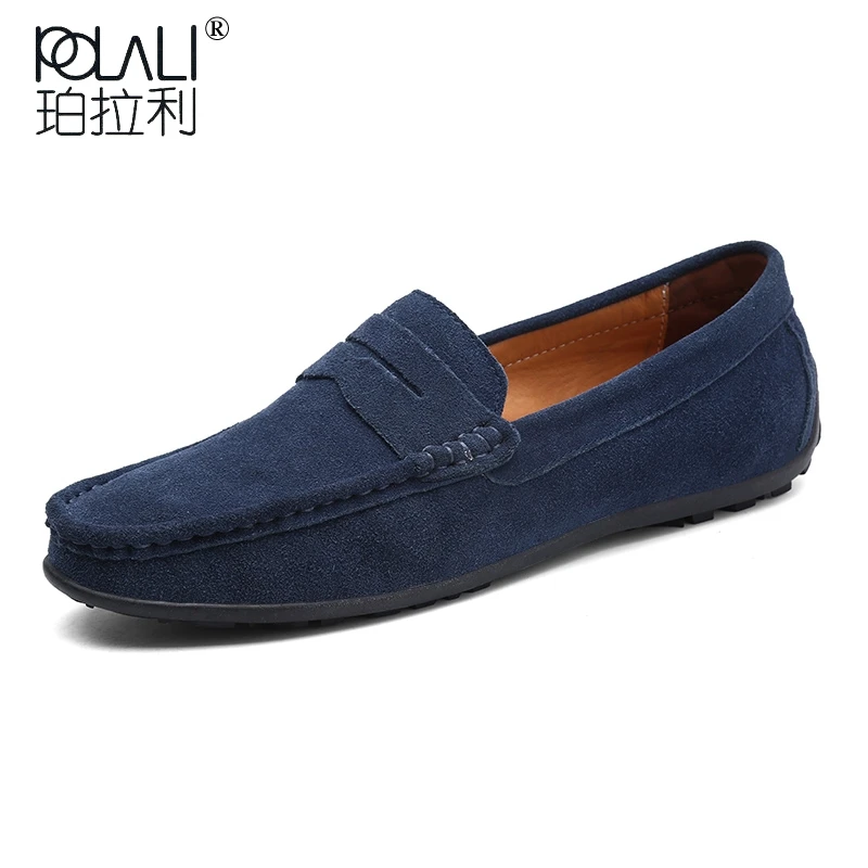 

Fashion Summer Style Soft Moccasins Men Loafers High Quality Genuine Leather Shoes Men Flats Gommino Driving Shoes Big Size 47