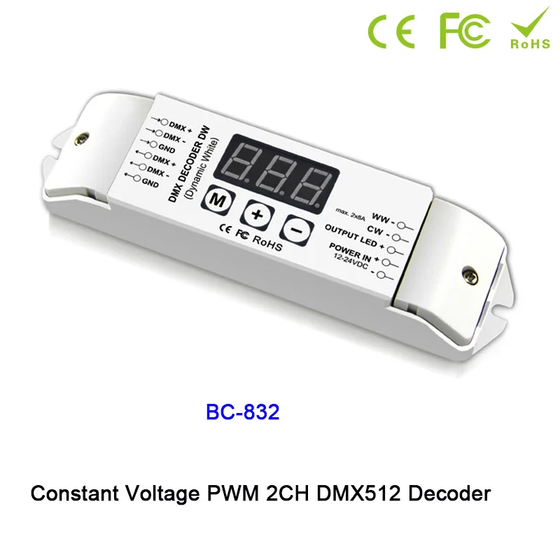 DC12V 24V 2CH 3CH 4CH led CV ШИМ DMX512/1990 Декодер контроллер для SMD 5050 WW CW / RGB /RGBW Светодиодная