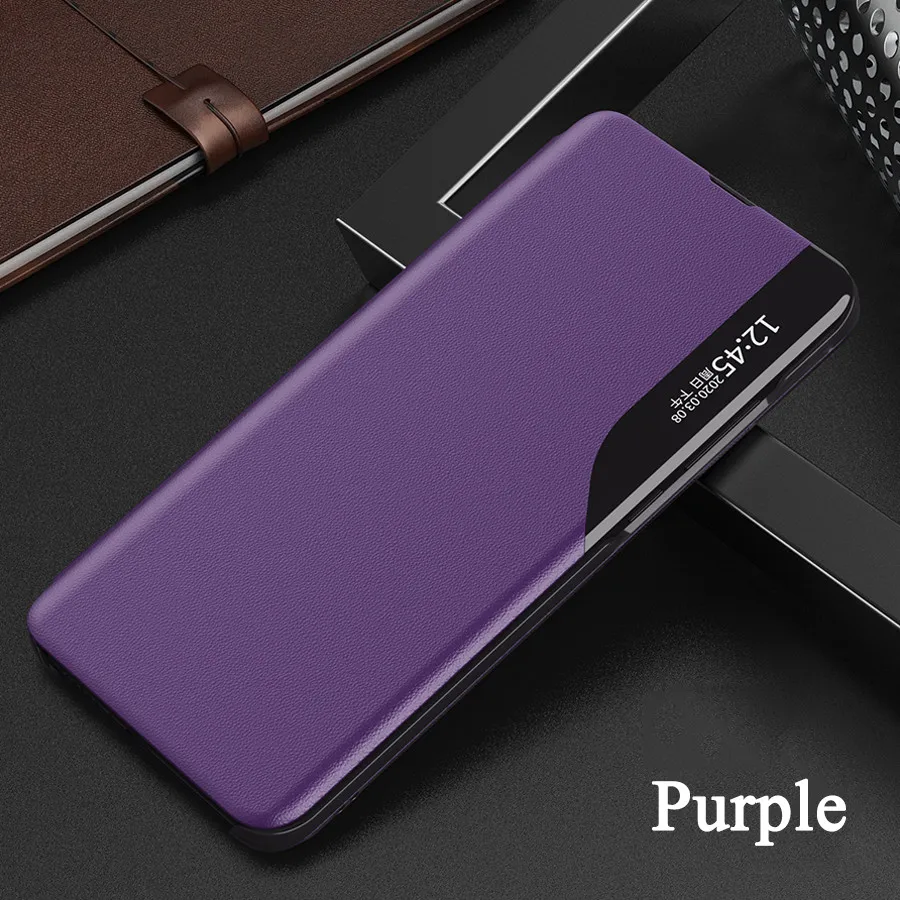 Flip A51 A71 A21s Case for Samsung Note 20 10 9 8 S20 Ultra S10 S9 S8 Plus A50 A70 A30 Magnetic PU Leather Hard PC Stand Cover