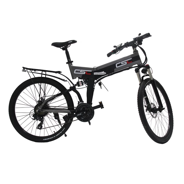 Electric Bike 36V 500W 10AH Lithium Battery 26inch Aluminum Folding eBicycle Powerful Mountain ebike MTB e bike 1