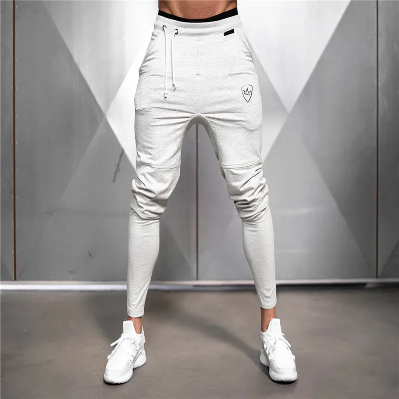 

New Men's Hip Hop Sweatpants Fitness Joggers 2019 Autumn Male Solid High Street Hip Long Trousers Harem Pants Sweatpants