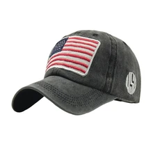 Бейсболка в стиле ретро для мужчин и женщин, модная Спортивная Кепка с вышитыми буквами и американским флагом, Высококачественная хлопковая кепка для бега от солнца