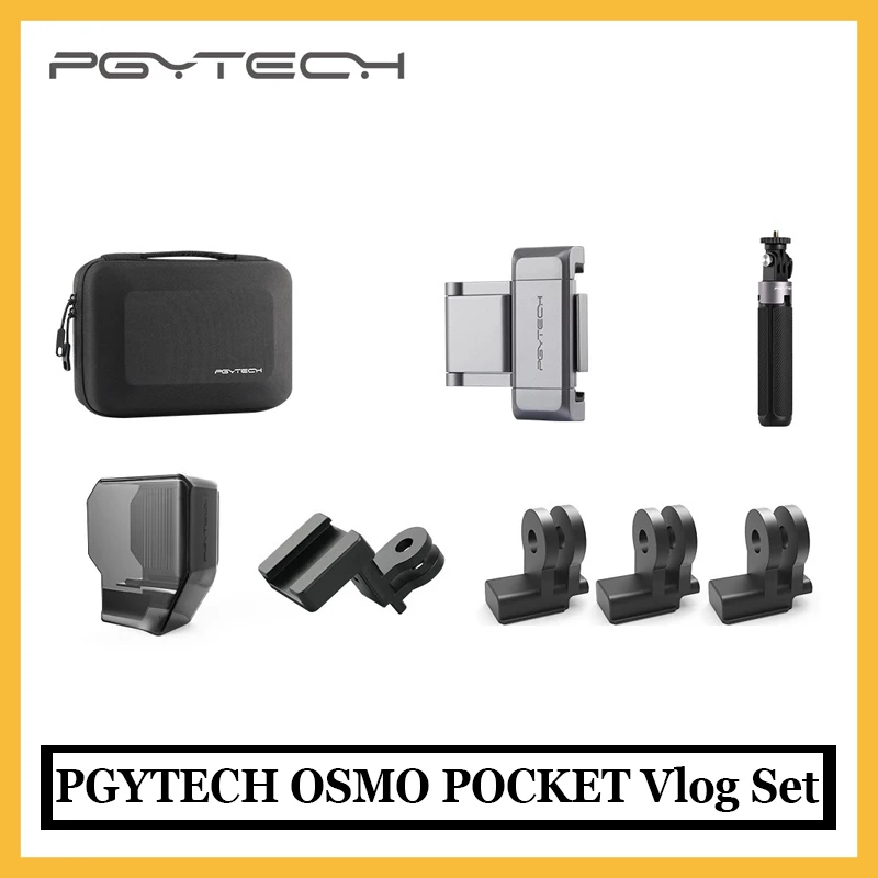 PGYTECH OSMO карман Vlog комплект сумкой держатель телефона Плюс Штатив-Трипод для