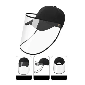 

10PCS Anti Pollution Baseball Cap Removable Protective Cap Reusable Masks Anti-fog Hat Anti-droplets Mask Sun Hat