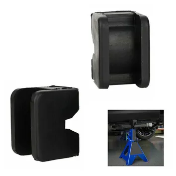 

Mayitr 2pcs Universal Car Auto Jack Pad Adapter Jack Pad Slotted Frame Rubber Stand 2-3 Ton Accessories Parts
