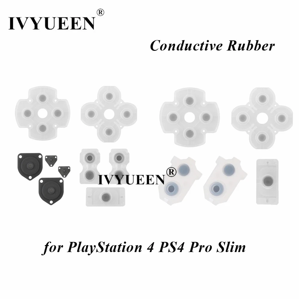 IVYUEEN силиконовый Кондуктивный резиновый клей кнопочный коврик для Sony PlayStation DualShock