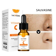 

Vitamin C Whitening Face Serum Shrink Pore Brightening Moisturizing Essence Fade Dark Spots Remove Freckle Skin Care Products