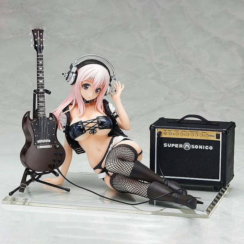 Skup Nitro Super Sonic Super Sonico po imprezie pcv figurka Anime Sexy Girl model figurki zabawki kolekcjonerskie lalki prezent