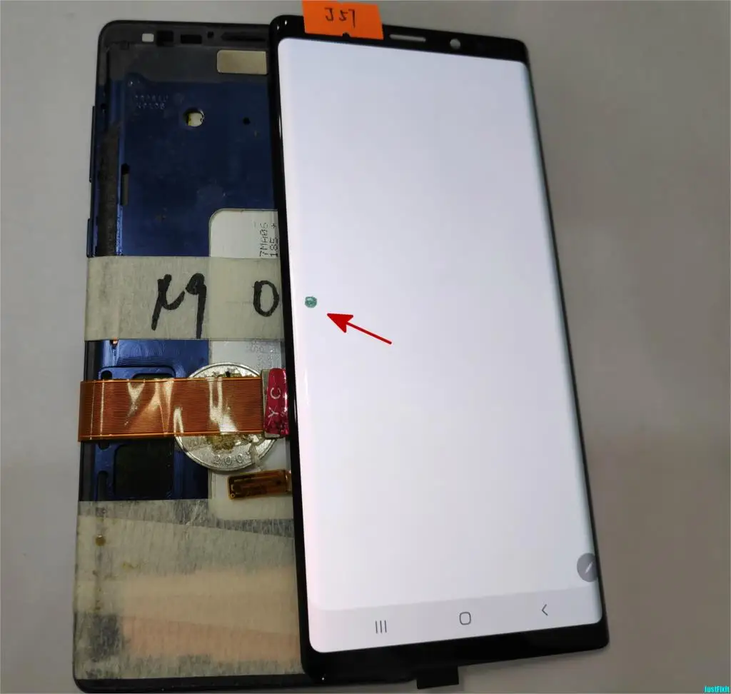 Супер Amoled для samsung Galaxy Note 9 ЖК-дисплей кодирующий преобразователь сенсорного экрана в сборе N960 N960F N960D N960DS с дефектом