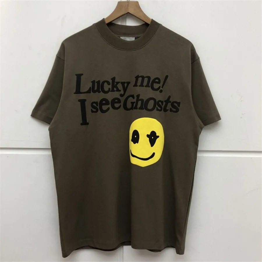 2021 Kanye West мужские и женские футболки в масштабе 1:1 высококачественные I SEE Ghost