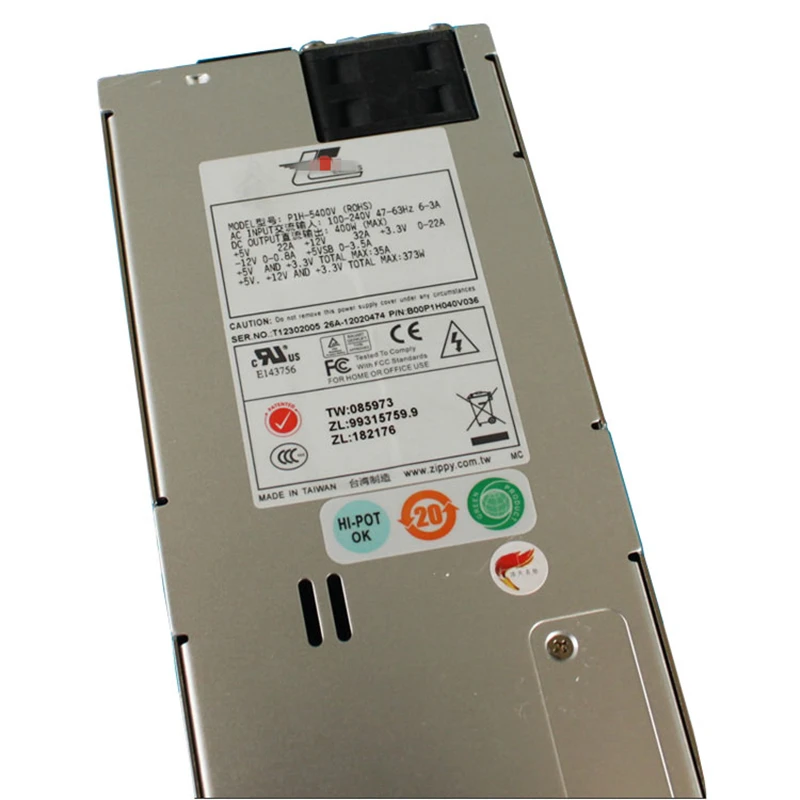 Блок питания для Zippy 1U 400W блок питания P1H-5400V P1H-6400P