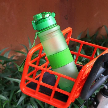 

Zounich Sport Water Bottle Tritan Plastic Protein Shaker Outdoor Travel Portable Drinkware Garrafa Leakproof BPA Free Gourde