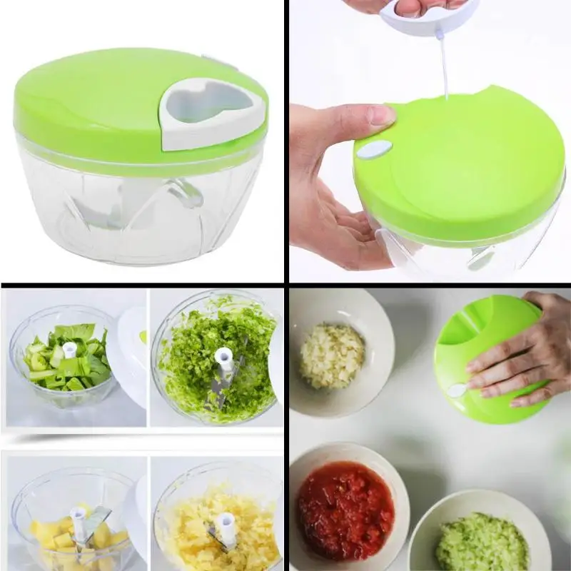 

Manual Vegetable Food Chopper Cutter Processor Garlic Cutter Vegetable Fruit Twist Shredder Meat Grinder Multifunction Tools