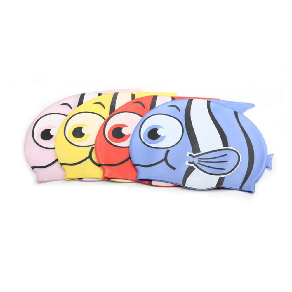 Swimming Cap Cartoon Shark Silicone for Children