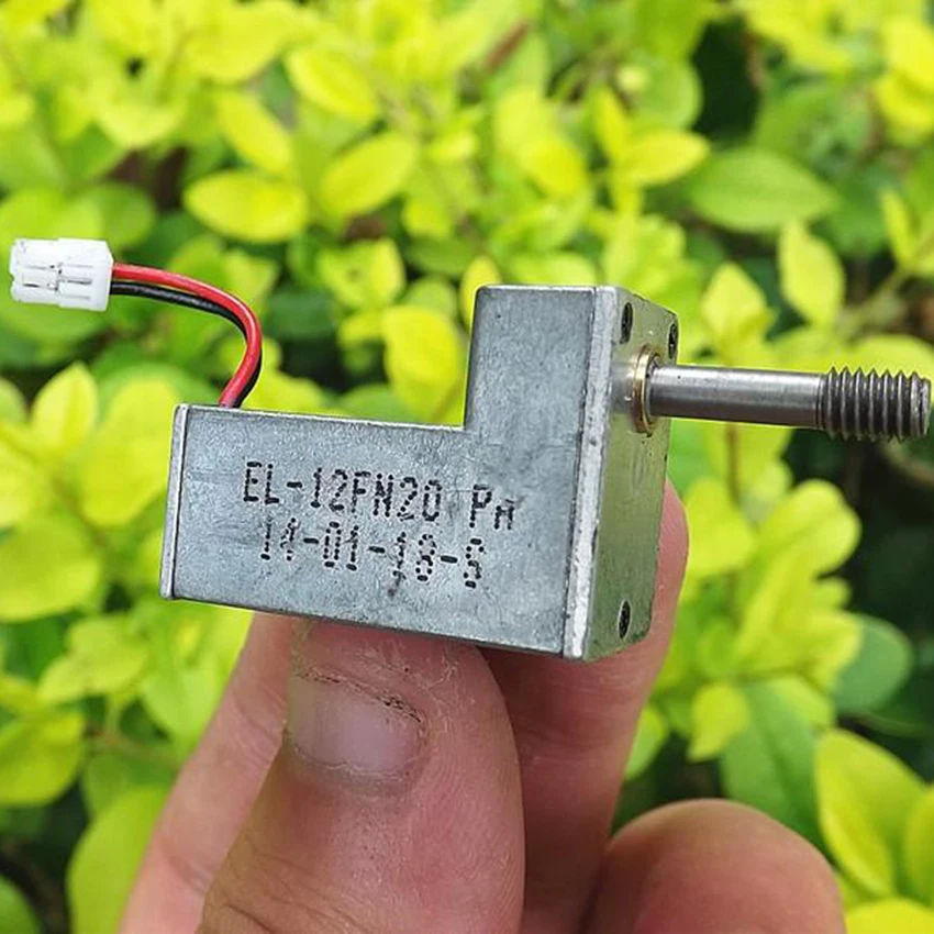 

Small DC 5V Gear Motor with Screw Rod Mini Speed Reductor Motor Push Rod 1760 Rpm 30mA Shaft Diameter 3mm Screw Gear Motor