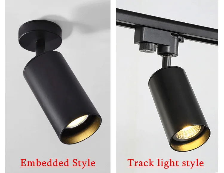 LED明装射灯客厅可调角度聚光灯电视背景墙照画灯家用吸顶轨道灯-淘宝网_08