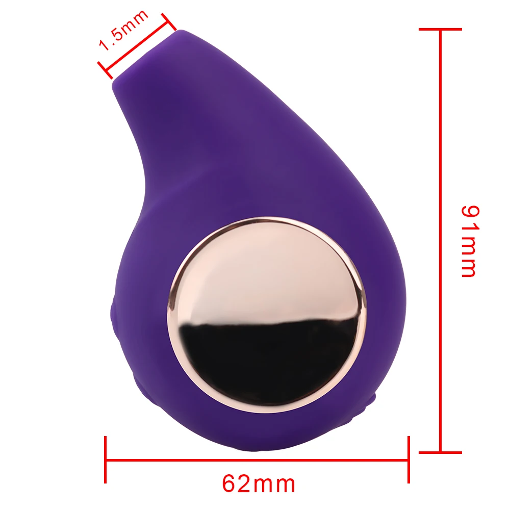 Vibrateur suceur stimulateur de clitoris et mamelon rechargeable_voghion.com