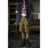 BOB DONG Heart-Shaped Wabash Shirt Indigo Heritage Mens Workwear Striped Shirts 3