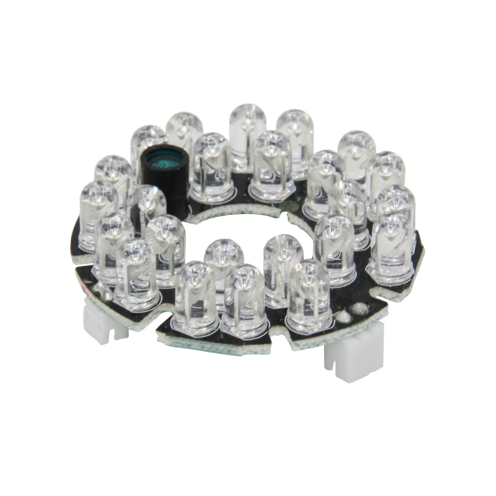 

Infrared 24 x 5 IR LED board for CCTV cameras night vision (diameter 44mm)