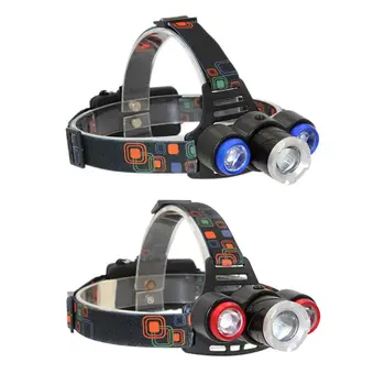 

LED headlamp fishing headlight Zoomable lamp Waterproof Head Torch flashlight Head lamp use 18650 For camping