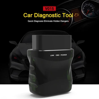 

Bluetooth OBD2 Diagnostic Tool Scanner Engine Code Reader 16Pin OBDII Connector Fault Detector For Car Trucks