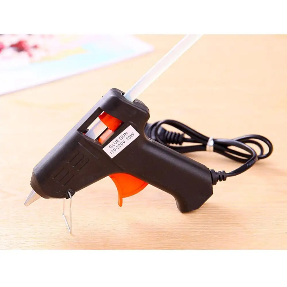 20W Electric Heat Hot Melt Glass Glue Caulk Gun Sticks Repair Pneumatic