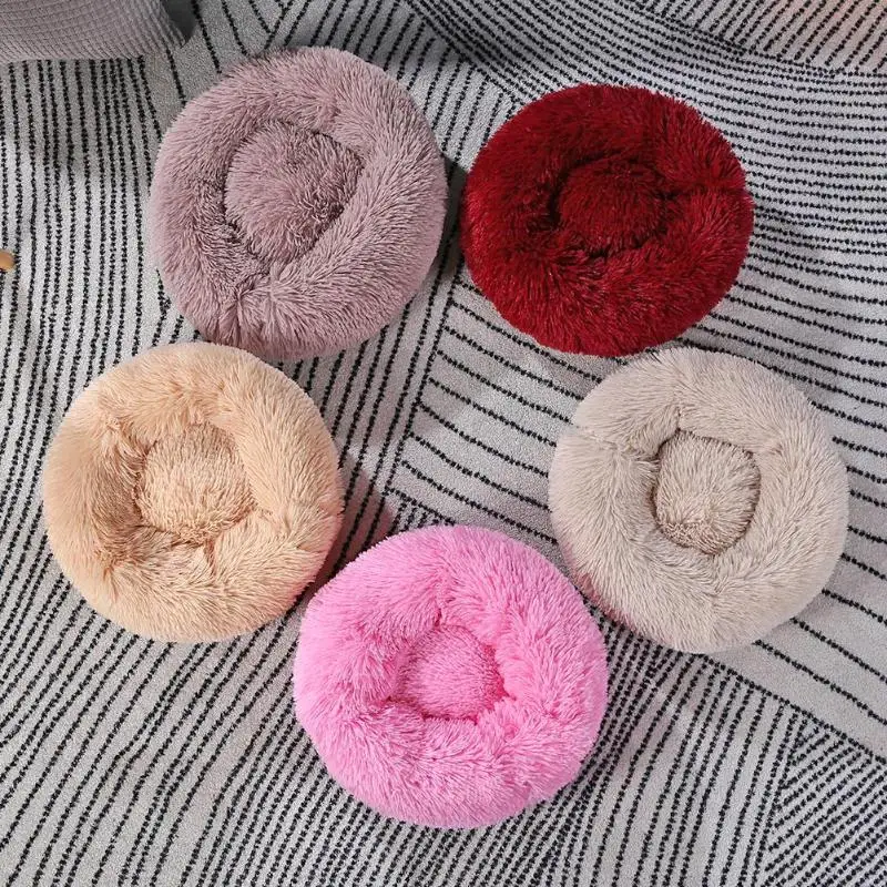 Orthopedic Dog Bed Comfortable Donut Cuddler Round Dog Bed Ultra Soft Washable Dog and Cat Cushion Bed Cama Para Cachorro