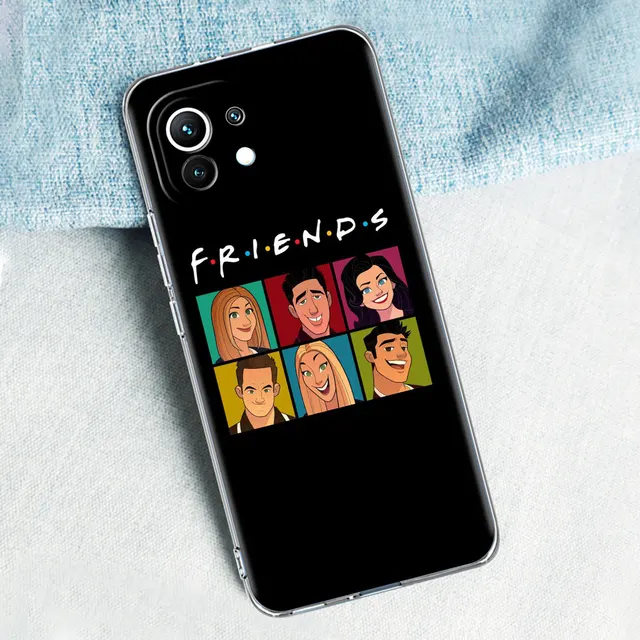 Clear Soft Case For Xiaomi Mi Poco X3 NFC 10T Pro 9T M3 11 Note 10 Lite F3 GT F1 Silicone Phone Cover Friends TV Coffee Fundas PTTM-CLS09