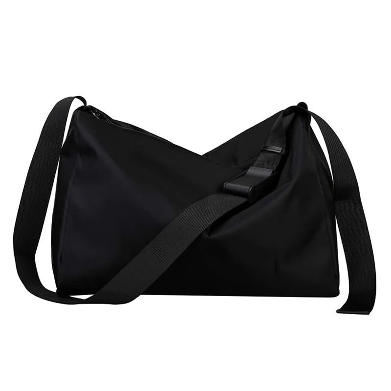 Черный Men Women Single Shoulder Bag Multifunction Waterproof Travel Sport Gym Crossbody Bag Phone Coin Card Purse Unisex Messenger Bag - Цвет: Черный