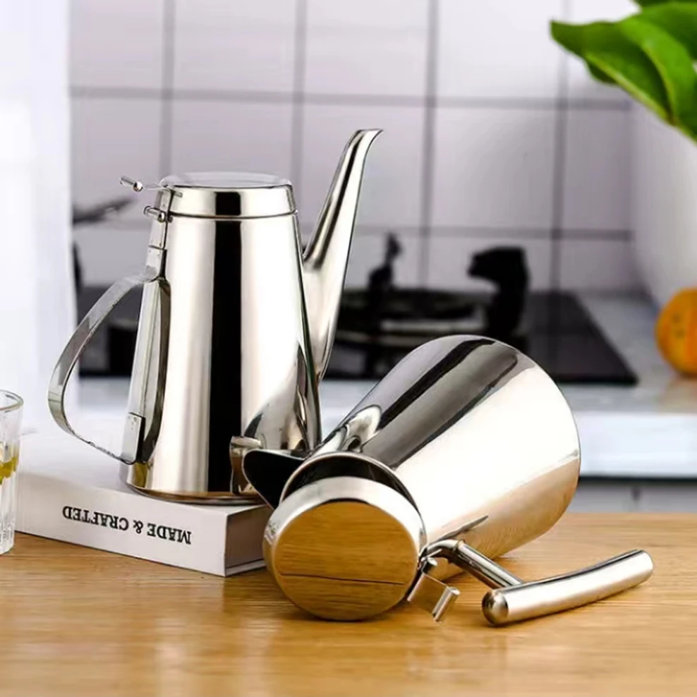 Cold Steel 2Piece Stainless Steel Cold Water Juice Coffee Pot Teapot Jug Kettle Pitcher 