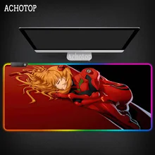 Evangelion Mouse Pad XXL Large Natural Rubber PC Computer Gaming Accessories Mousepad Desk Mat Locking Edge For CSGO LOL DOTA