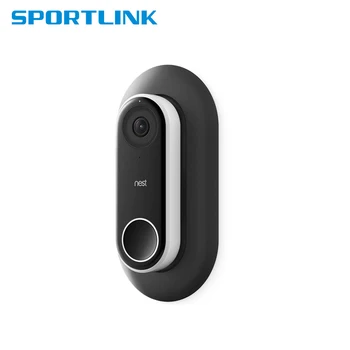 

Wall Plate Compatible with Adjustable Wedge Double Coated UV Resistant Hard ABS Material Matt Finish for Nest Hello