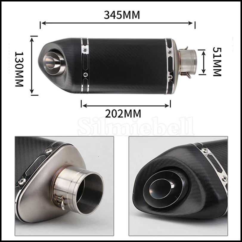 MT-09 FZ-09 moto rcycle Akrapovic выхлопная труба глушителя полная система Слип-на трубе карбоновая побега мото для Yamaha MT09 FZ09 XSR900