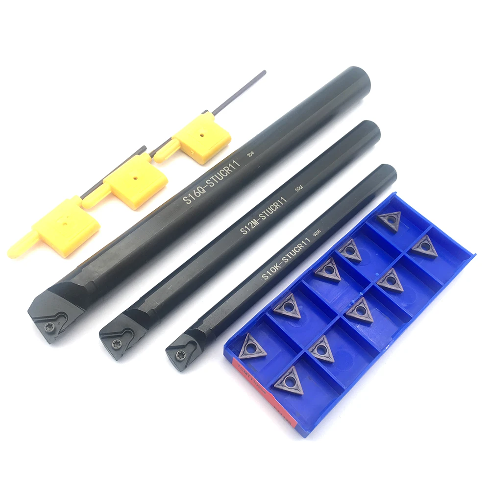 

S10K-STUCR11 S12M-STUCR11 S16Q-STUCR11 spiral Internal turning tool holder boring bar TCMT110204 carbide tools