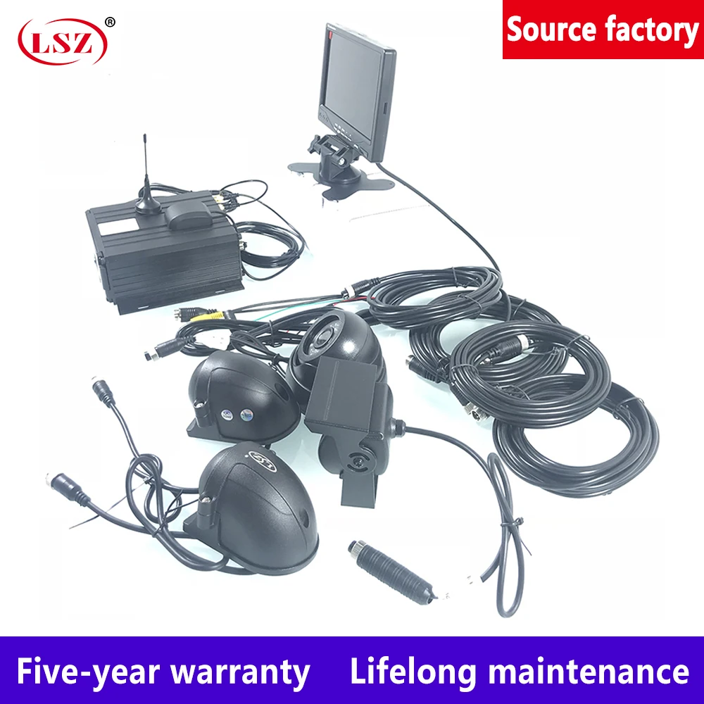  LSZ 4CH HDD MDVR con 3G GPS/camión/taxi/Autobús 3g gps móvil DVR traje