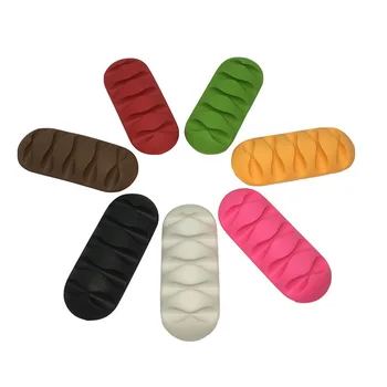 

Cable Clips Winder Cable Organizer Desktop Wire Storage Charger Cable Cord Holder For Phone Charging USB Cable free shipping
